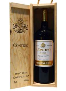 Wino czerwone Contino  en caja de madera (Magnum)