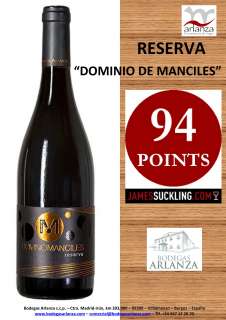 Wino czerwone Dominio de Manciles, Reserva