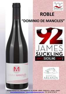 Wino czerwone Dominio de Manciles, Roble