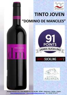 Wino czerwone Dominio de Manciles, Tinto Joven